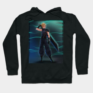 Cloud Strife Victory Pose Hoodie